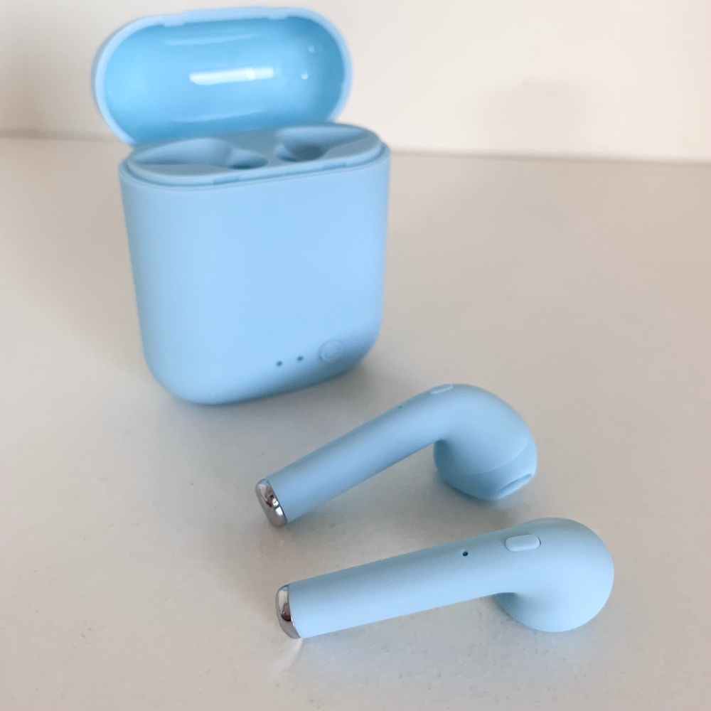 New Wireless ear buds powder blue pill - Picture 9 of 15
